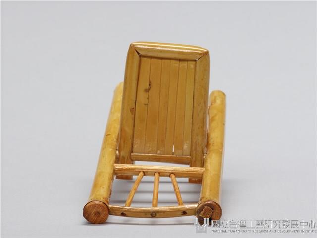 迷你竹家具－餐桌椅-折合椅藏品圖，第4張