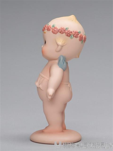 戴花圈的丘比娃娃藏品圖，第4張