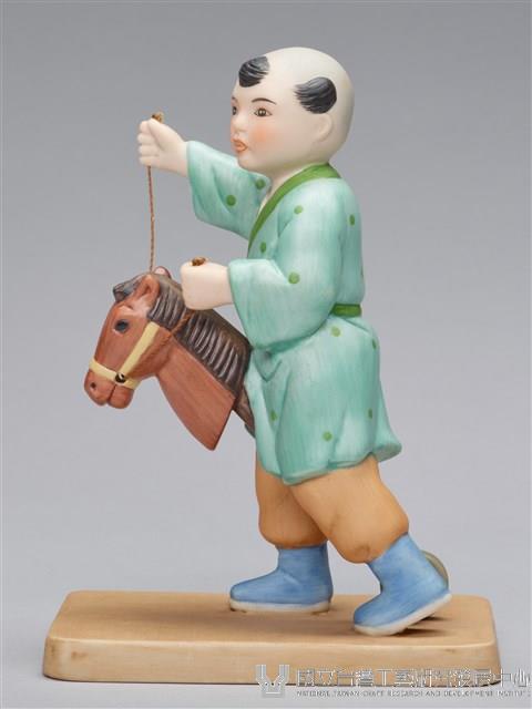 中國嬰戲圖/騎木馬藏品圖，第4張