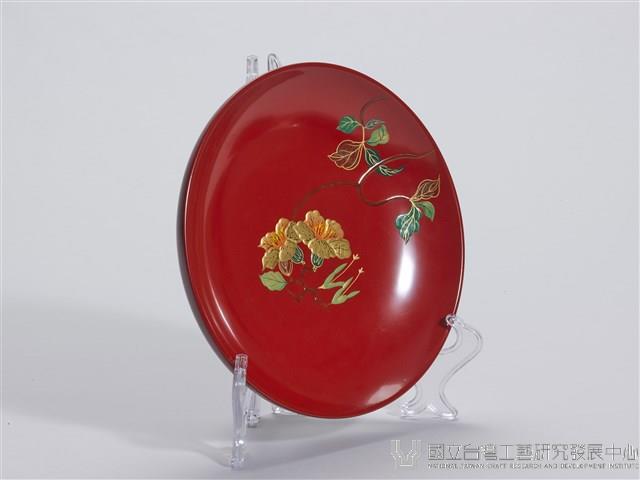 描彩漆盤-1藏品圖，第4張