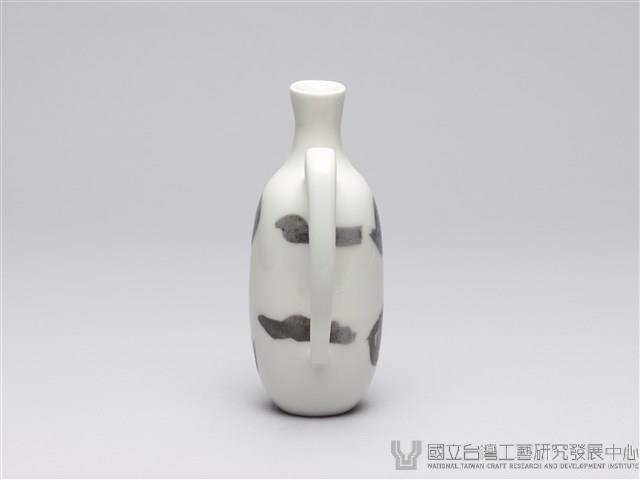 酒具組-黑釉點彩溫酒壺藏品圖，第4張