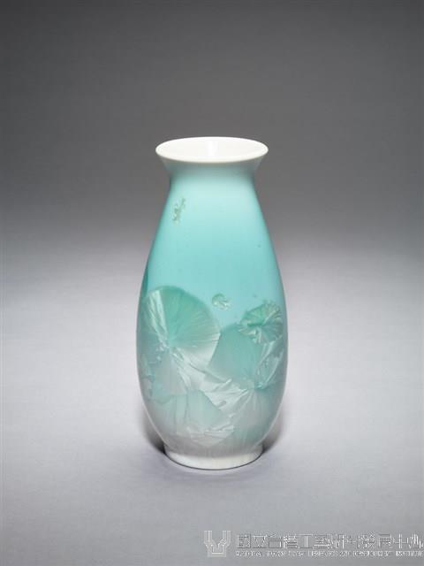 結晶釉魚簍瓶藏品圖，第4張