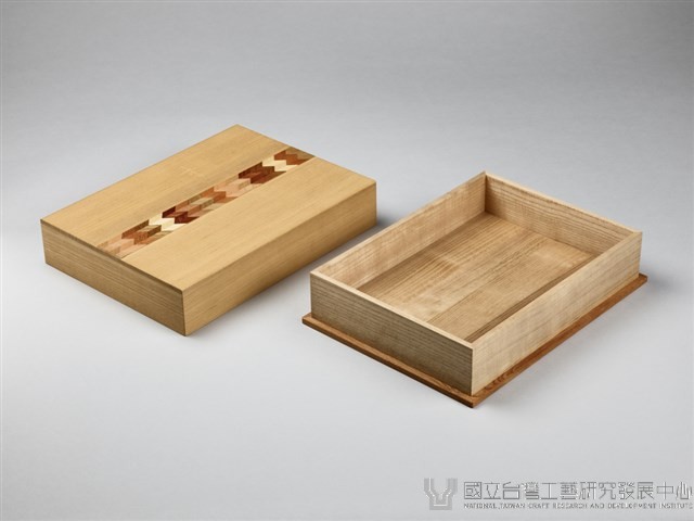 全桐拼木文具盒藏品圖，第4張