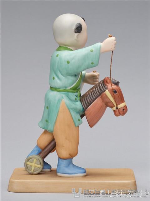 中國嬰戲圖/騎木馬藏品圖，第6張