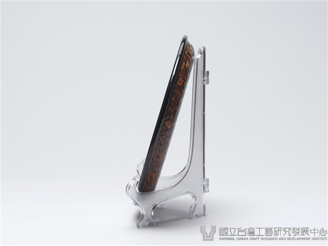 藍胎漆盤（圓形）藏品圖，第6張