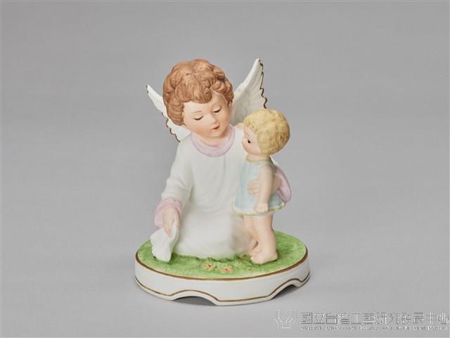 天使與小孩/手帕藏品圖，第1張