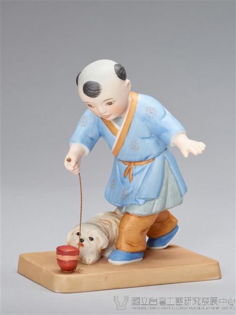 中國嬰戲圖/陀螺藏品圖，第1張