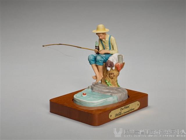 釣魚少年(可口可樂百年廣告紀念品)藏品圖，第1張