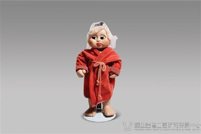 日本娃娃：男桔色浴袍藏品圖，第1張