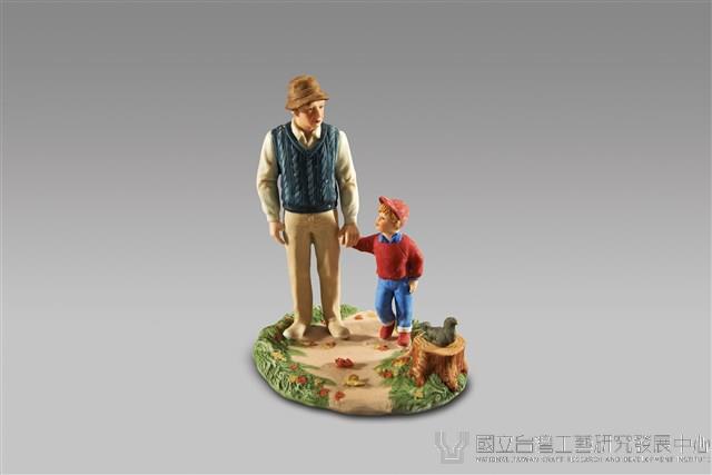 郊遊父子/松鼠付藏品圖，第1張