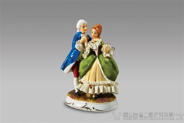 雙人釉彩組/跳舞藏品圖，第1張