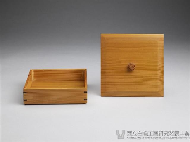 雙層盒子(提手;含蓋)藏品圖，第1張