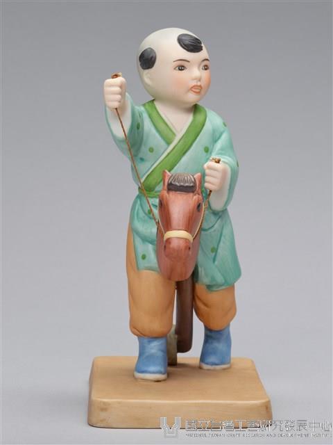 中國嬰戲圖/騎木馬藏品圖，第3張