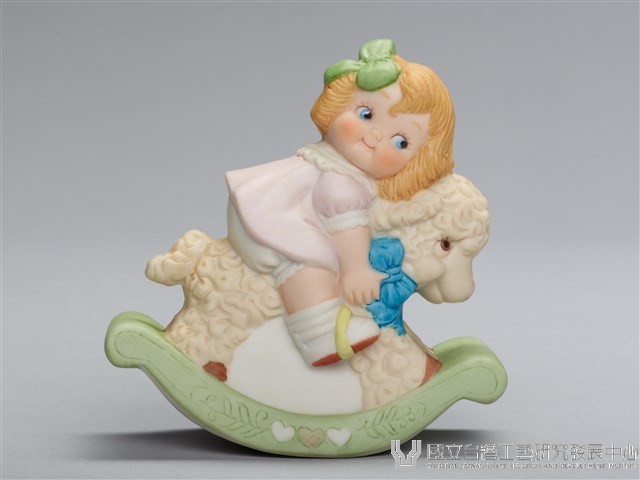 Dolly Dingle女孩騎綿羊玩具藏品圖，第3張