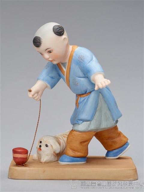 中國嬰戲圖/陀螺藏品圖，第3張
