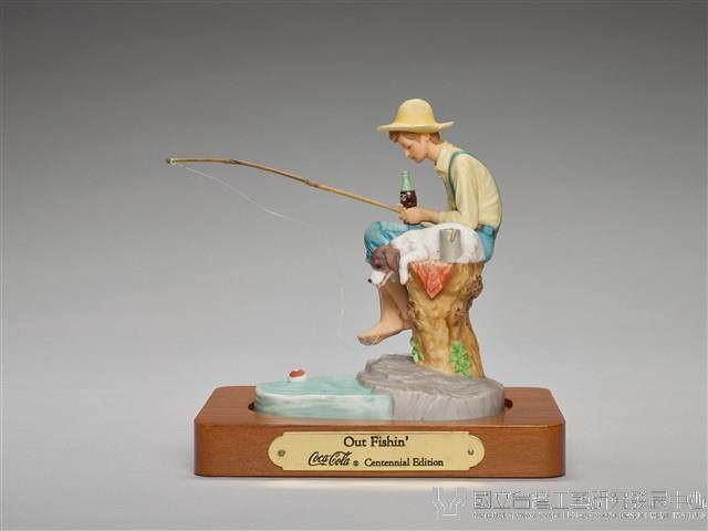 釣魚少年(可口可樂百年廣告紀念品)藏品圖，第3張