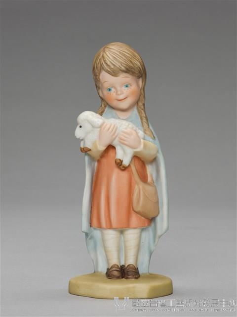 雀斑小孩系列：女/抱羊藏品圖，第3張