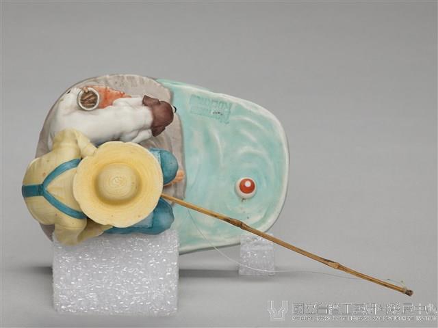 釣魚少年(可口可樂百年廣告紀念品)藏品圖，第7張