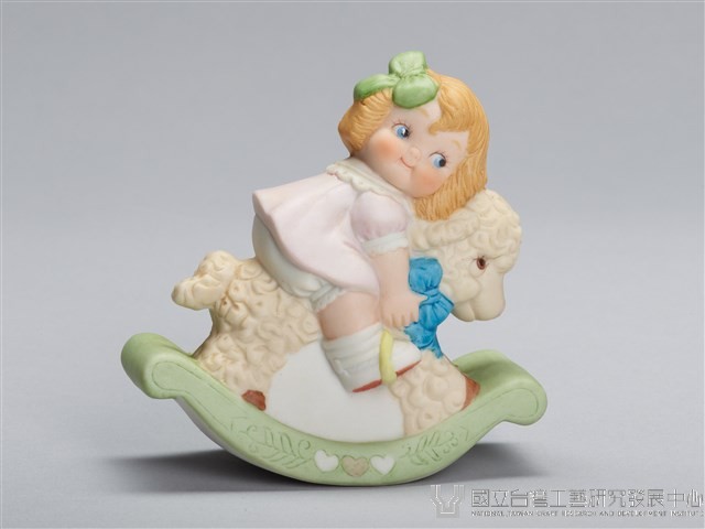 Dolly Dingle女孩騎綿羊玩具藏品圖，第2張