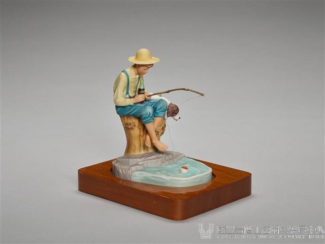 釣魚少年(可口可樂百年廣告紀念品)藏品圖，第2張