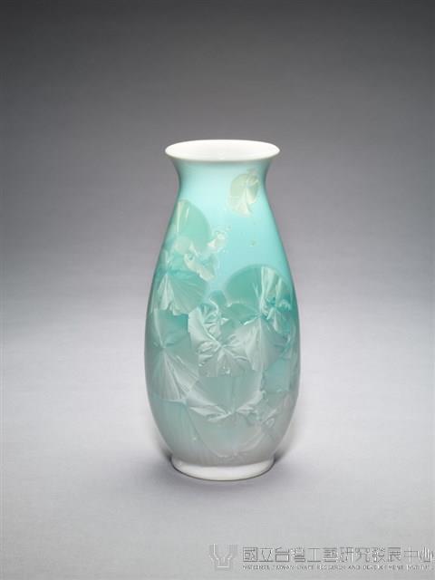 結晶釉魚簍瓶藏品圖，第2張