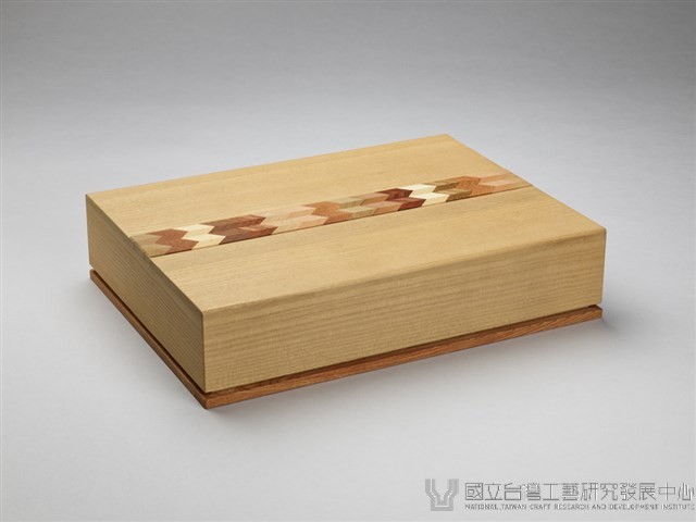 全桐拼木文具盒藏品圖，第2張