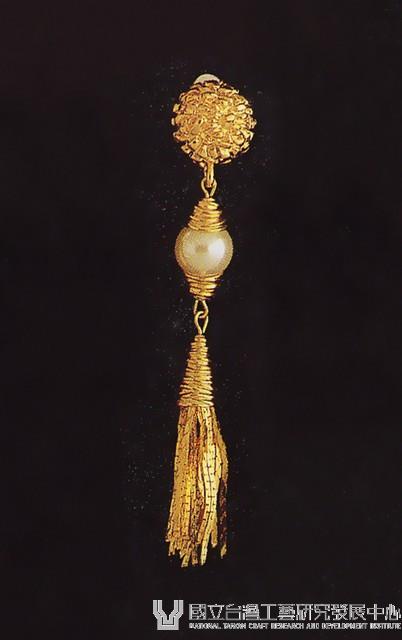 金色流梳--項鍊、胸針、耳環藏品圖，第2張
