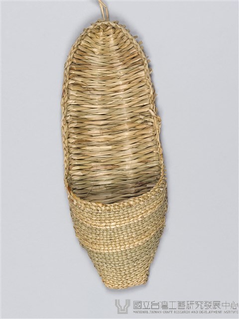 藺草拖鞋-男鞋‧右腳藏品圖，第1張