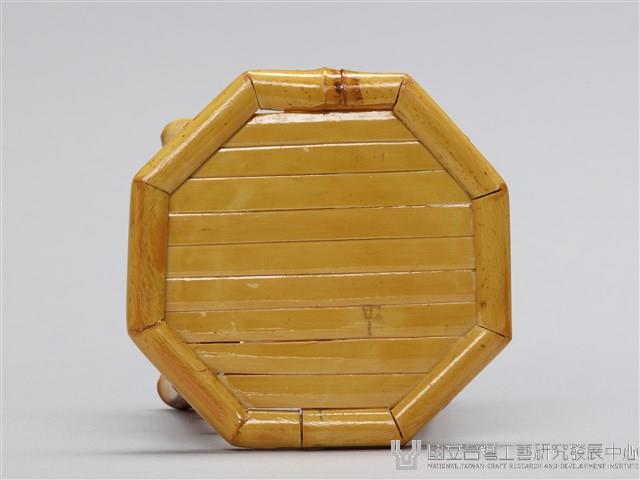 迷你竹家具－八角桌椅-八角高桌藏品圖，第2張