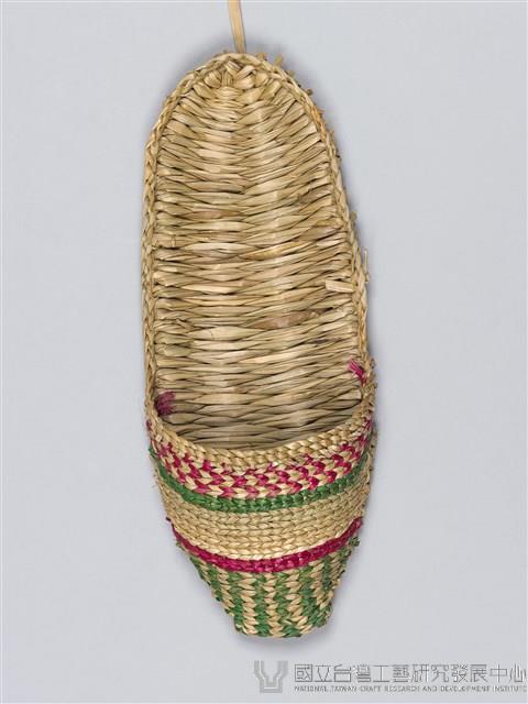 藺草拖鞋-女鞋‧左腳藏品圖，第1張