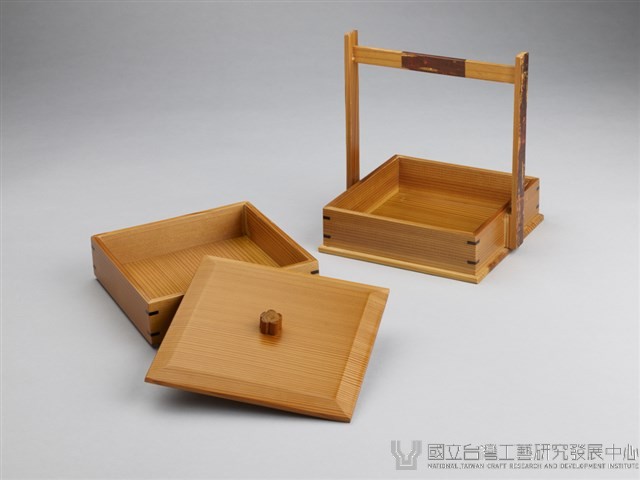 雙層盒組(提手;含蓋)藏品圖，第4張