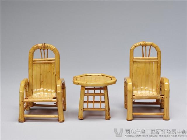迷你竹家具－太師椅藏品圖，第2張