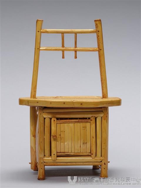 迷你竹家具－擔仔麵組-擔桶藏品圖，第1張