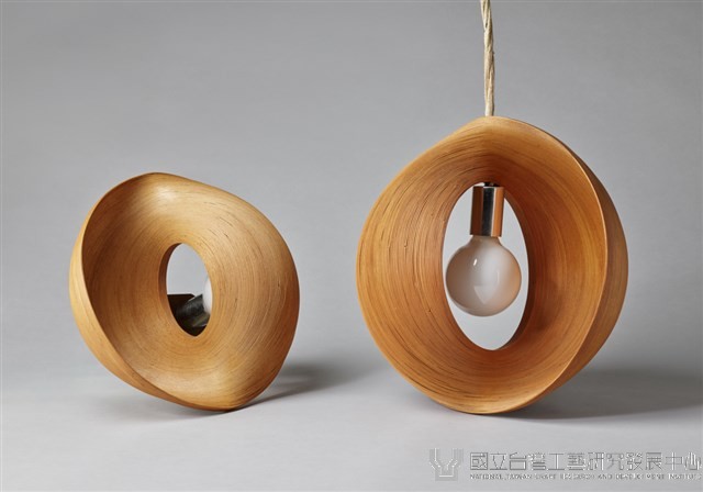 木吊燈組(附燈泡)藏品圖，第1張