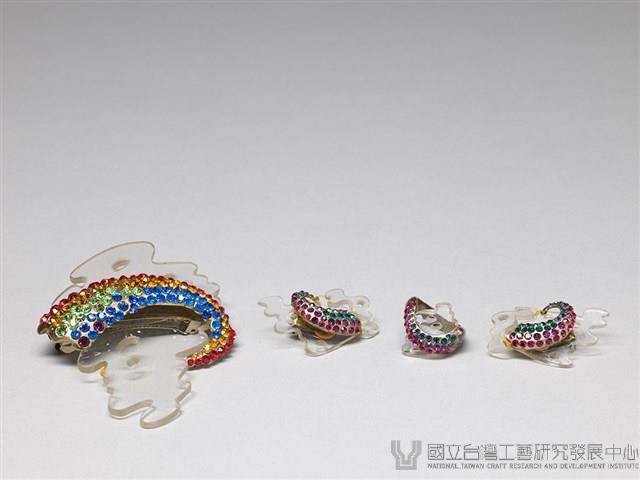 虹--髮夾、戒指、耳環藏品圖，第1張