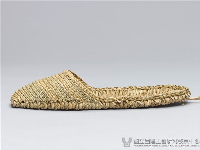 藺草拖鞋-男鞋‧右腳藏品圖，第4張