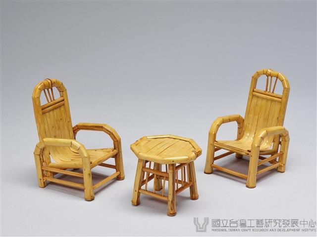 迷你竹家具－太師椅藏品圖，第3張