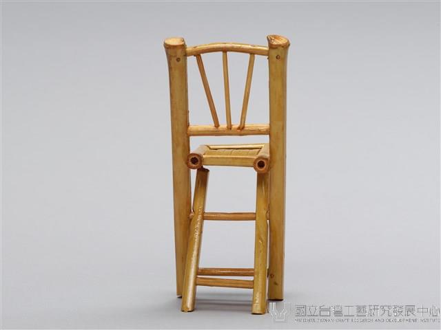 迷你竹家具－餐桌椅-折合椅藏品圖，第3張
