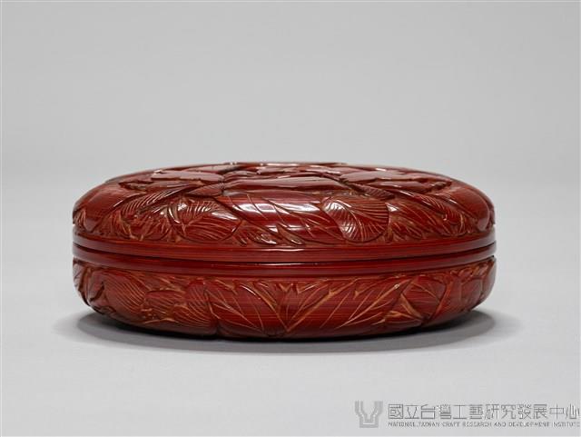 雕漆圓盒藏品圖，第4張