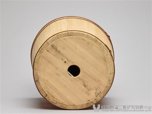 內外圓弧木桶組-透氣有蓋無手把木製炊飯桶藏品圖，第7張