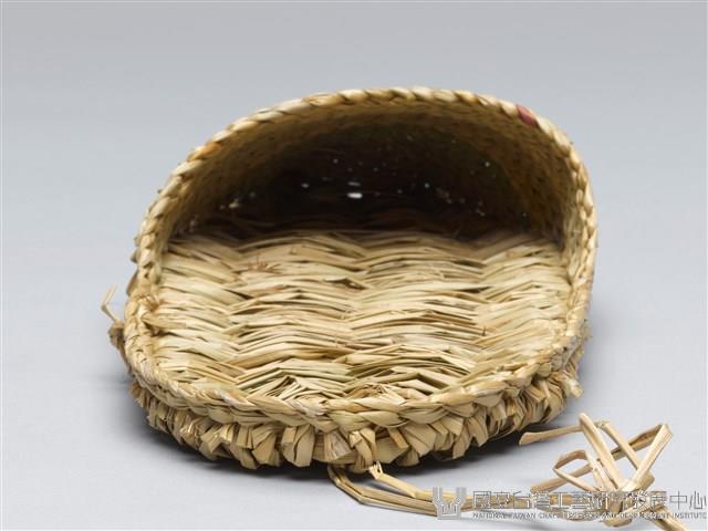 藺草拖鞋-男鞋‧左腳藏品圖，第3張