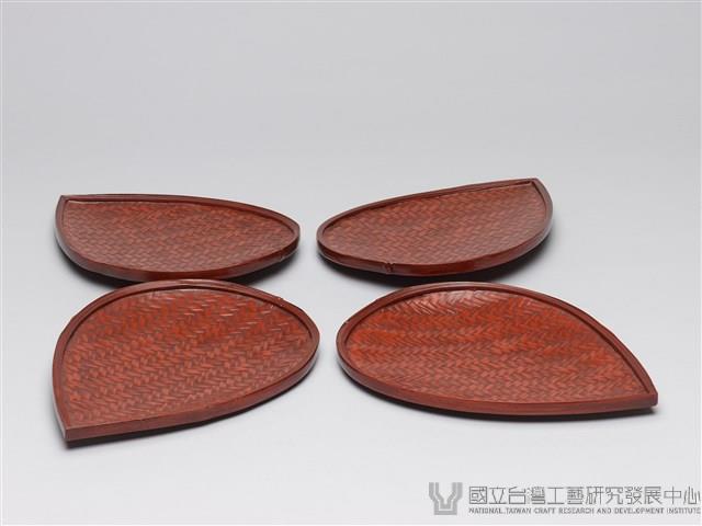 葉紋形漆盤藏品圖，第2張