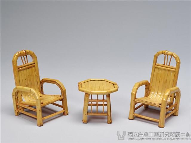 迷你竹家具－太師椅藏品圖，第1張