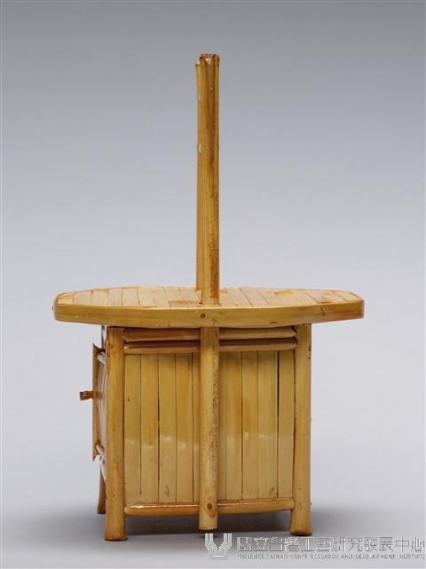 迷你竹家具－擔仔麵組-擔桶藏品圖，第2張
