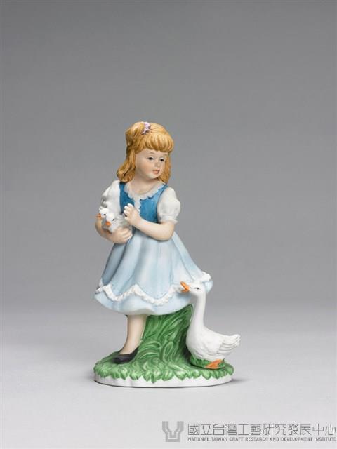 家庭系列/女孩與天鵝藏品圖，第1張