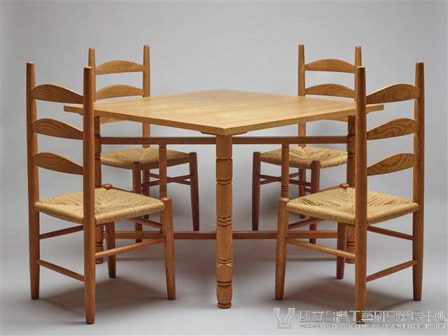 木製餐桌椅組藏品圖，第4張