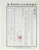 中國報系尾牙邀請函藏品圖，第1張