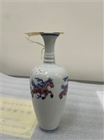 仿清康熙青花釉裡紅四獸菔瓶(複製品)藏品圖，第1張
