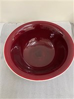 仿清祭紅大碗(複製品)藏品圖，第1張