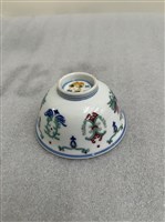 仿清雍正鬥彩小碗(複製品)藏品圖，第1張